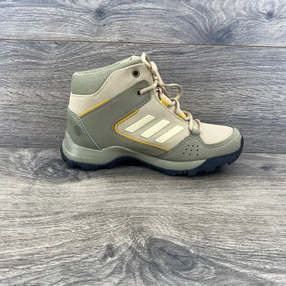 Adidas Terrex Hyperhiker Hiking Boots Youth 1 Green Olive GZ9215 Trail Shoes
